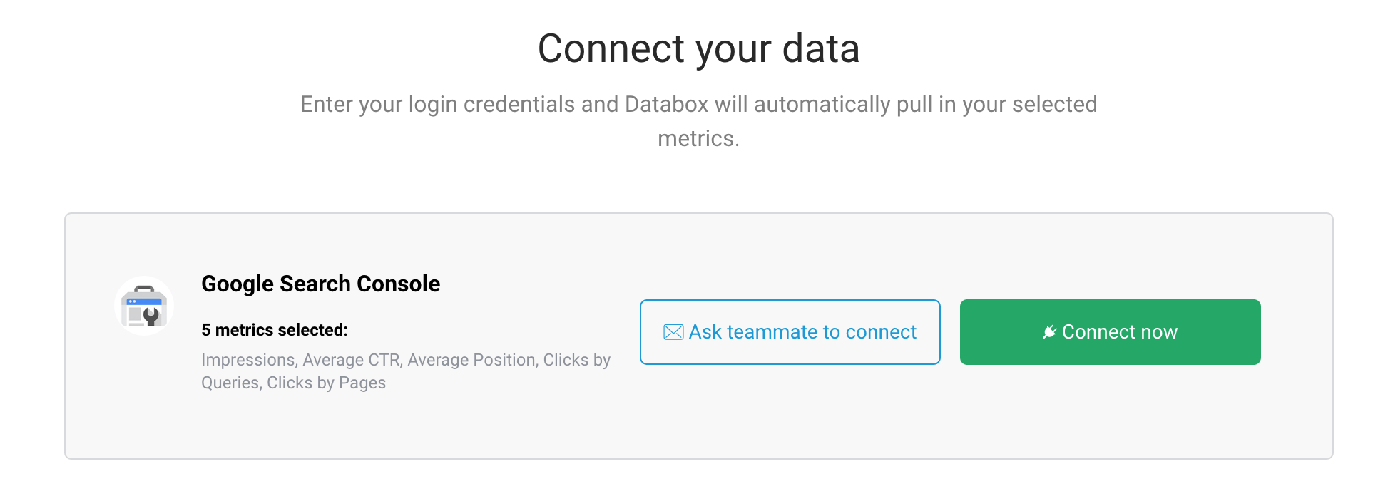 databox connect your data